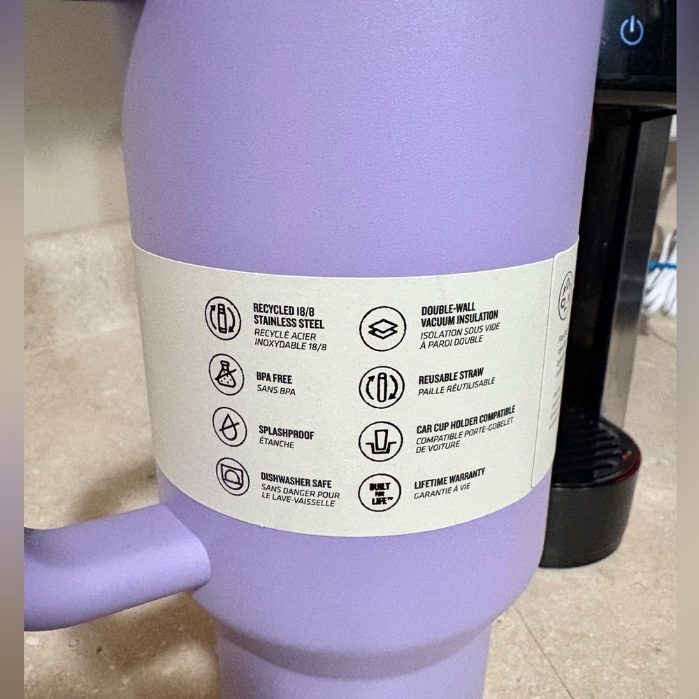 Stanley Quencher Tumbler Lavender 40oz - Picture 2 of 7